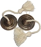 Vista 1 de Manjeera Manjeera Platillo Manjeera Mano Percusión Instrumento Musical Indio 1 Par (3 PULGADAS)