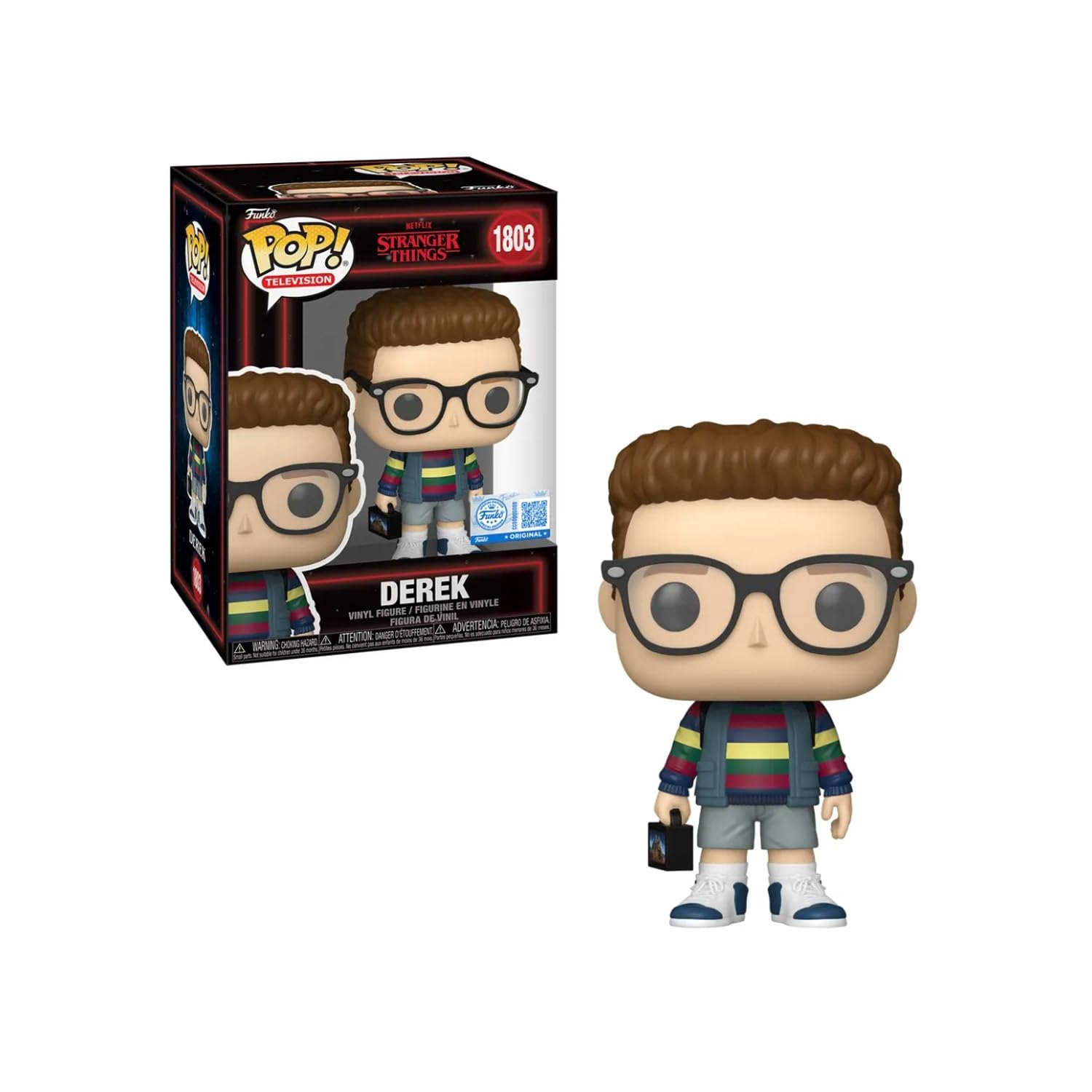 Candide, Boneco, Funko POP! Derek, Exclusivo Stranger Things T5-10