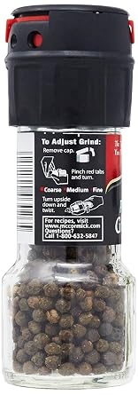 Case of McCormick Black Peppercorn Grinder (6 Total)