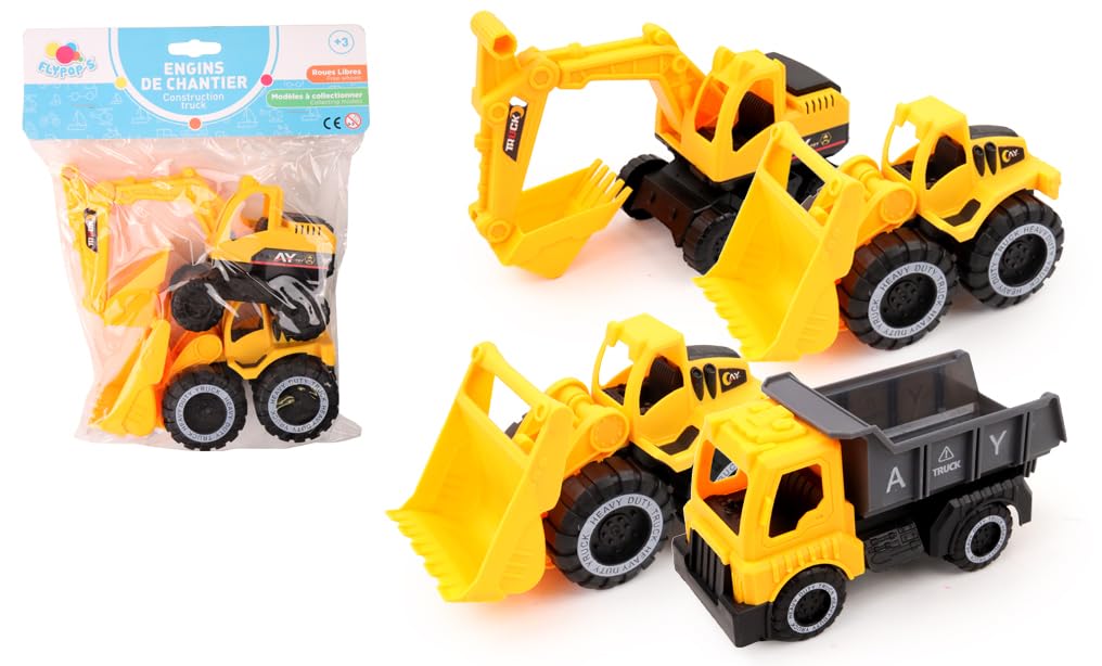 Bouwtruck - Interventievoertuigen - 022773 - Willekeurig model - Kunststof - 1/24 - Vrij rollende voertuigen - Werk - Kinderspeelgoed - Vanaf 3 jaar
