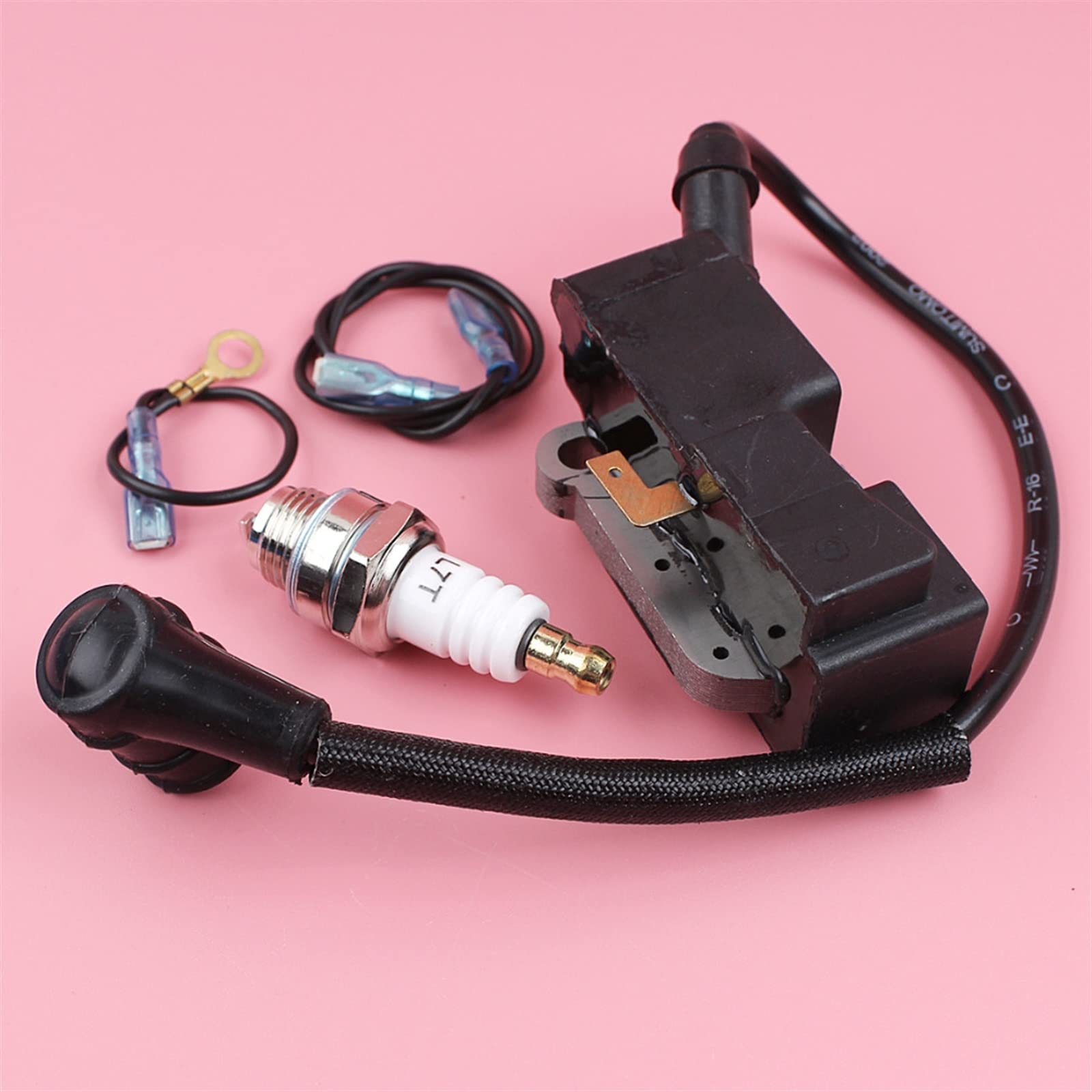 Module de bobine d'allumage Kit de bougies d'allumage for Husqvarna 340 345 346XP 350 351 353 355 357XP 359 Pièce de rechange for tronçonneuse Бензопила