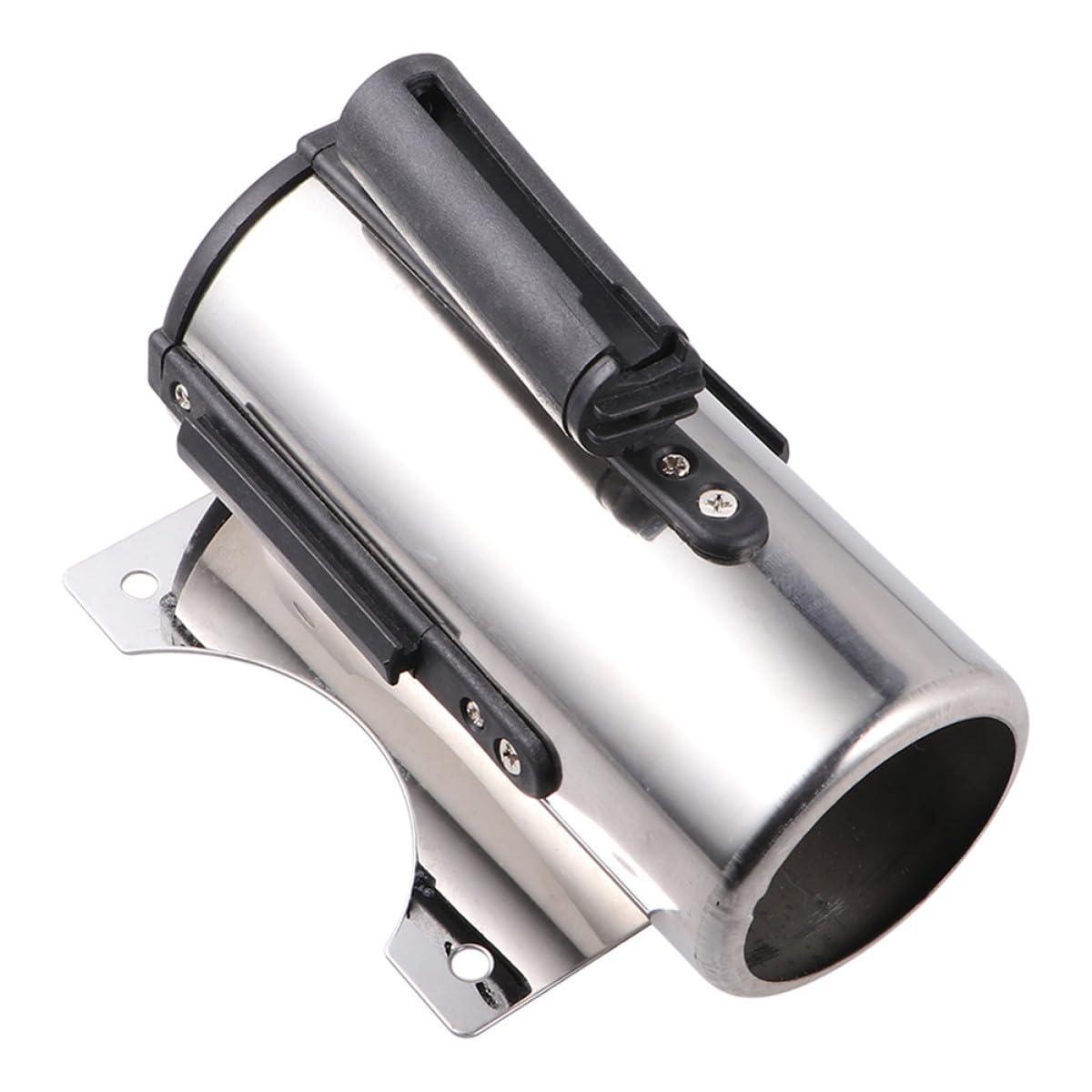 Barrera De Cinta Retráctil De Acero Inoxidable para Montaje En Pared: Sistema De Control De Multitudes Duradero con Correa Negra para Gestión De Eventos, Organización De Filas Y So