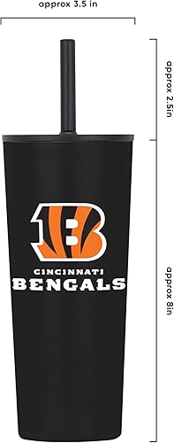 Miniatura 67 de FOCO NFL - Vaso de viaje de 22 onzas con aislamiento con logotipo de equipo de la NFL unisex