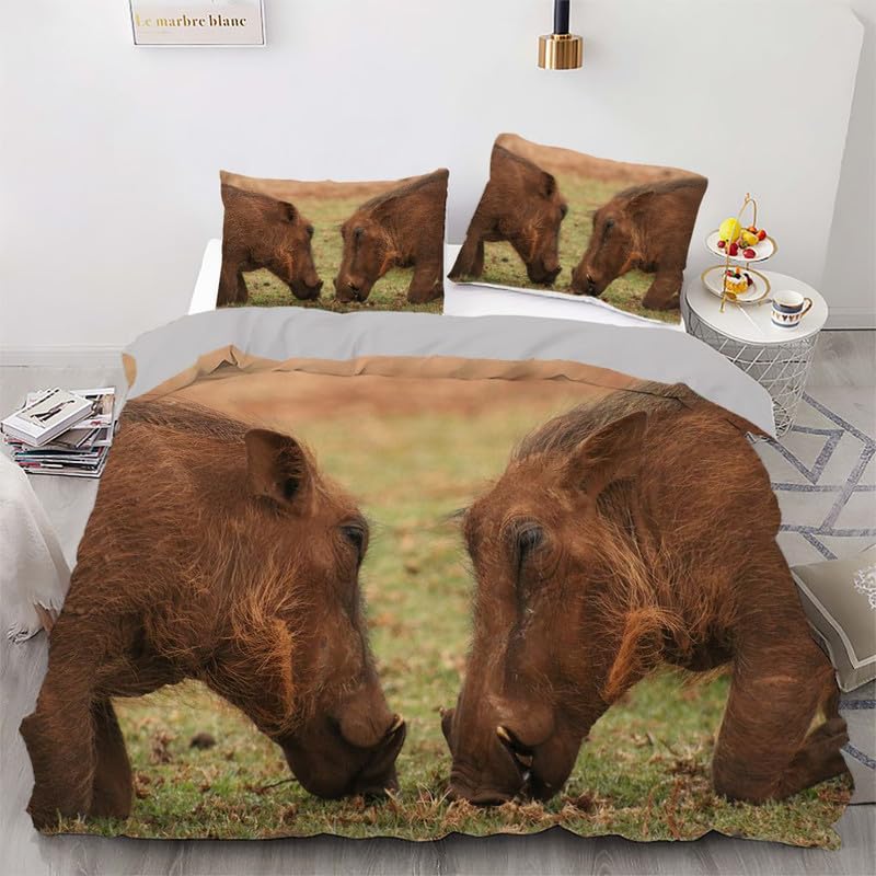 Housse de couette 140x200 phacochère pour créer une décoration de chambre originale