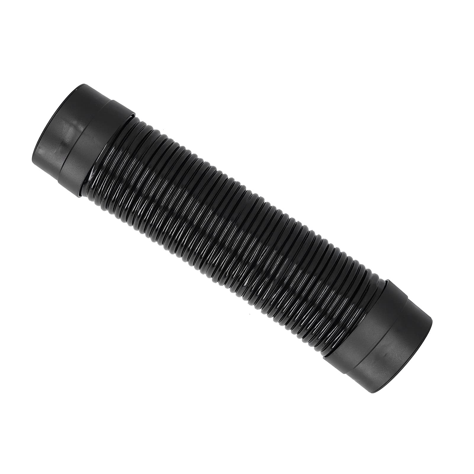 Tubo Flessibile Silenziatore per Riduttore di Rumore in PVC da 55 Cm/21,7 Pollici, Ventola di Scarico Nera con Produzione Integrata in ABS con Isolamento Termico, Anticorrosione