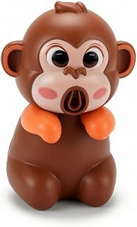 Handsunrestricted Food Cooling Fan Cartoon Soup Cooling Fan Compact Portable for Children, Students, Dining Table, Office Desk, Dorm Room, Monkey| Portable Fans| Heating & Air | Home