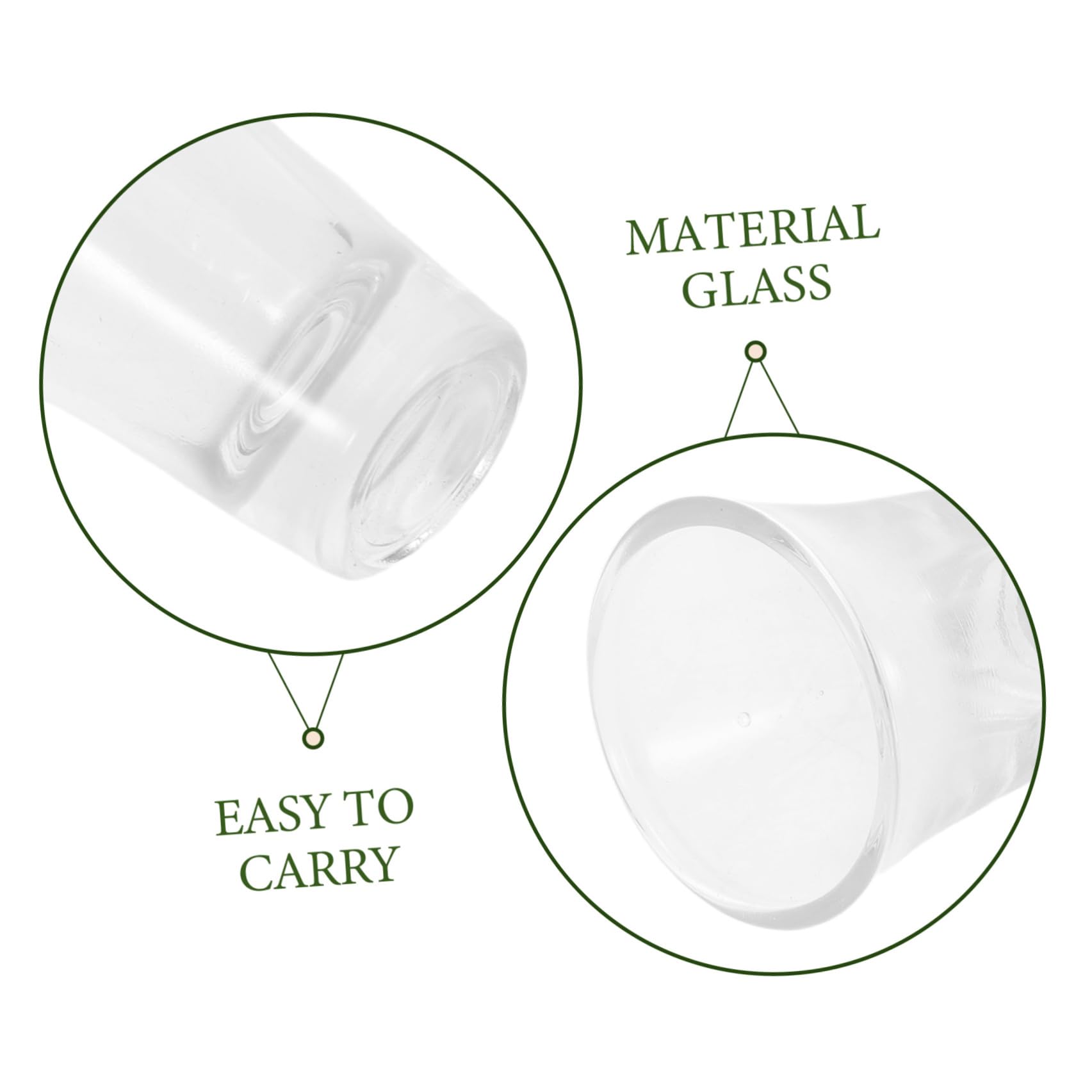 Ensemble de 24 Petits Verres à Shot en Verre Cristal Élégant 15ml Réutilisables et Portables pour Fêtes Religieuses et Réunions Familiales
