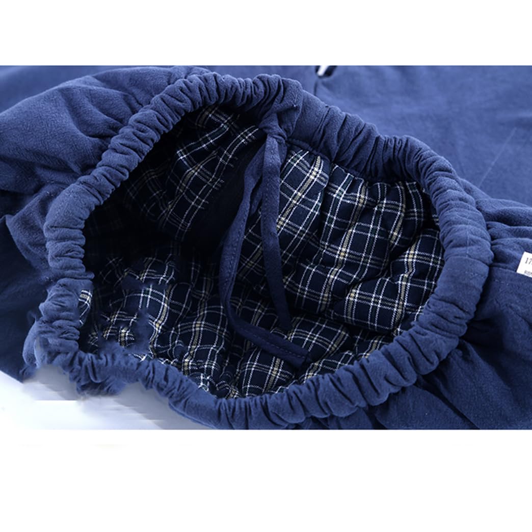 GVILTY Pantaloni di Arti Marziali Invernali Kung Fu Harem Pantaloni Sciolti Pantaloni da Yoga Cotone Tai Chi, Pantaloni tangami Grey-M