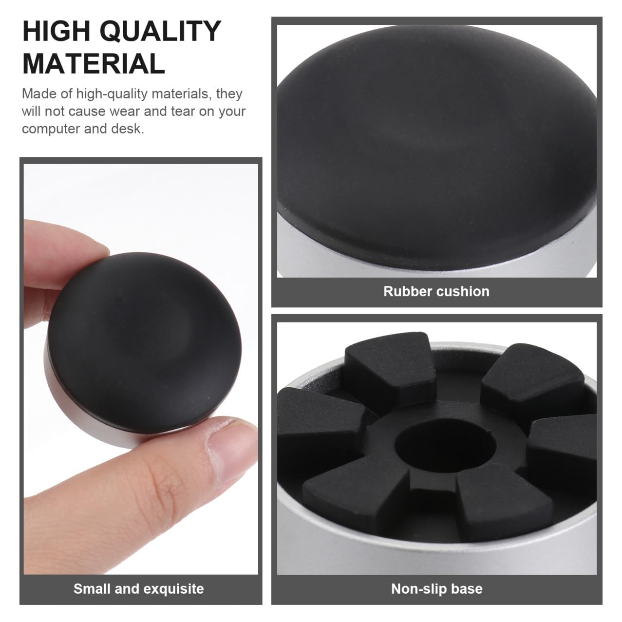 2 Juegos De Soportes Ajustables para Portátil Base De Disipación De Calor Almohadilla Elevadora Ergonómica para Escritorio.