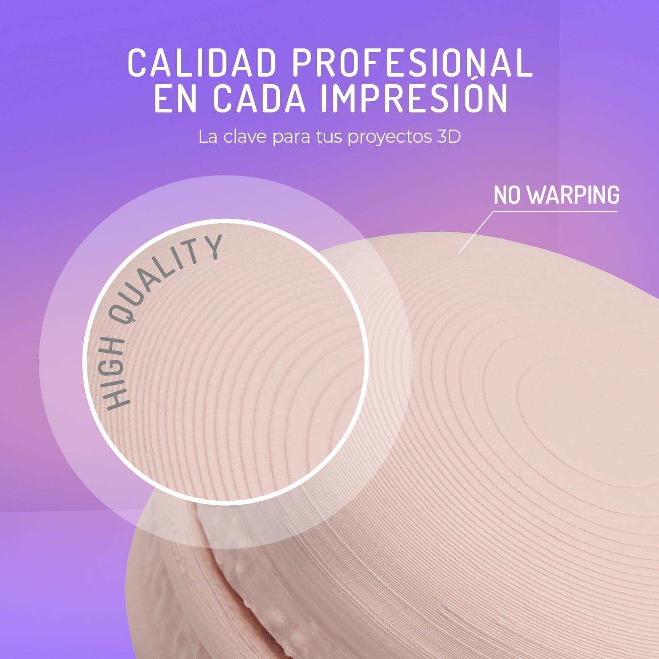 WINKLE PLA HD Pastel Filament 1.75 mm Candy Floss Pink, 300 g Spool, 3D Printer Filament Compatible with FDM Printers, 3D Printing Materials, Dimensional Accuracy +/- 0.05 mm, Easy to Print