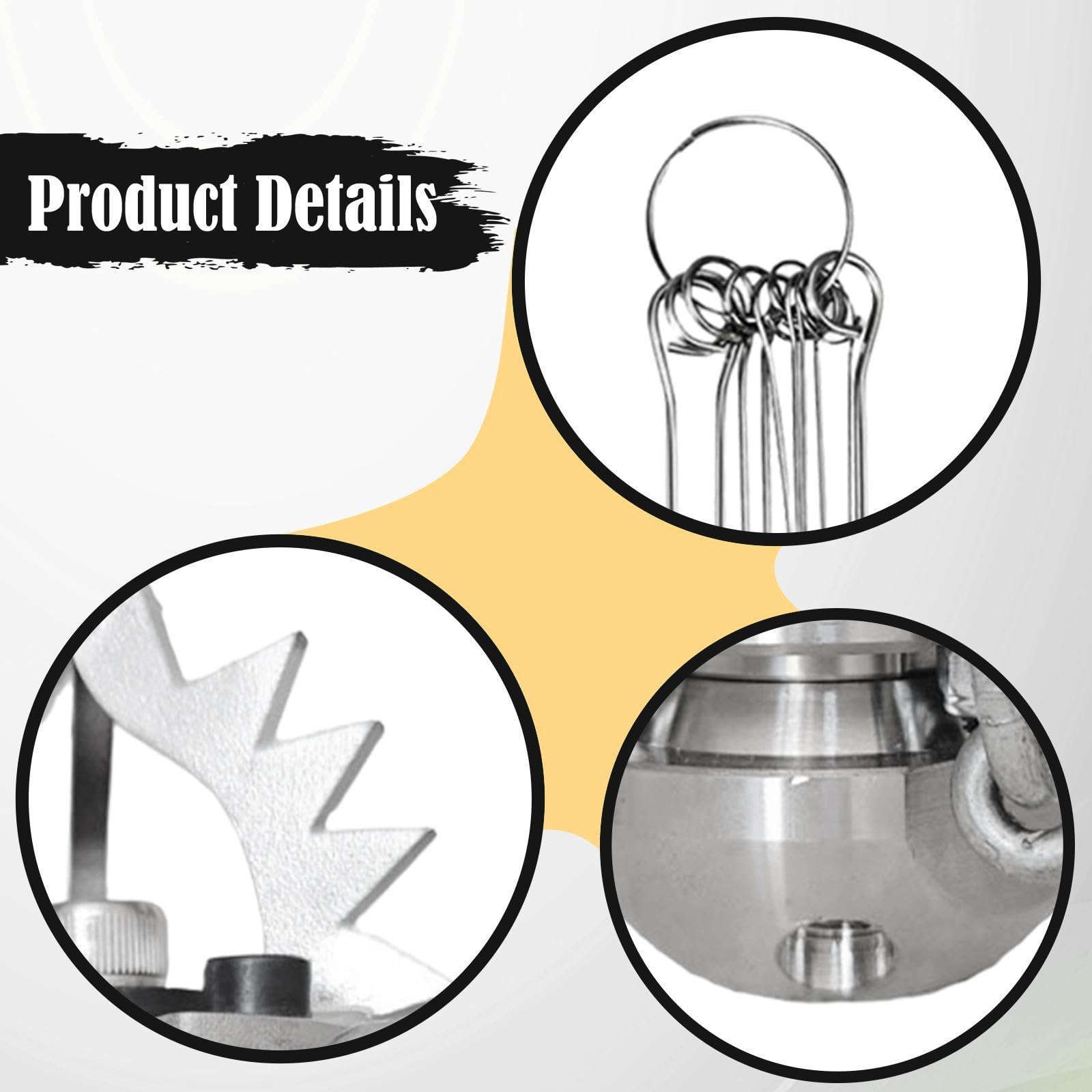 Harilla Máquina Desatascadora de Desagües con Boquilla Giratoria, Tubo de Acero Inoxidable, Accesorios de Limpieza de Tuberías, Limpiadora de Alta Presión con, 0.375 40l por Minuto