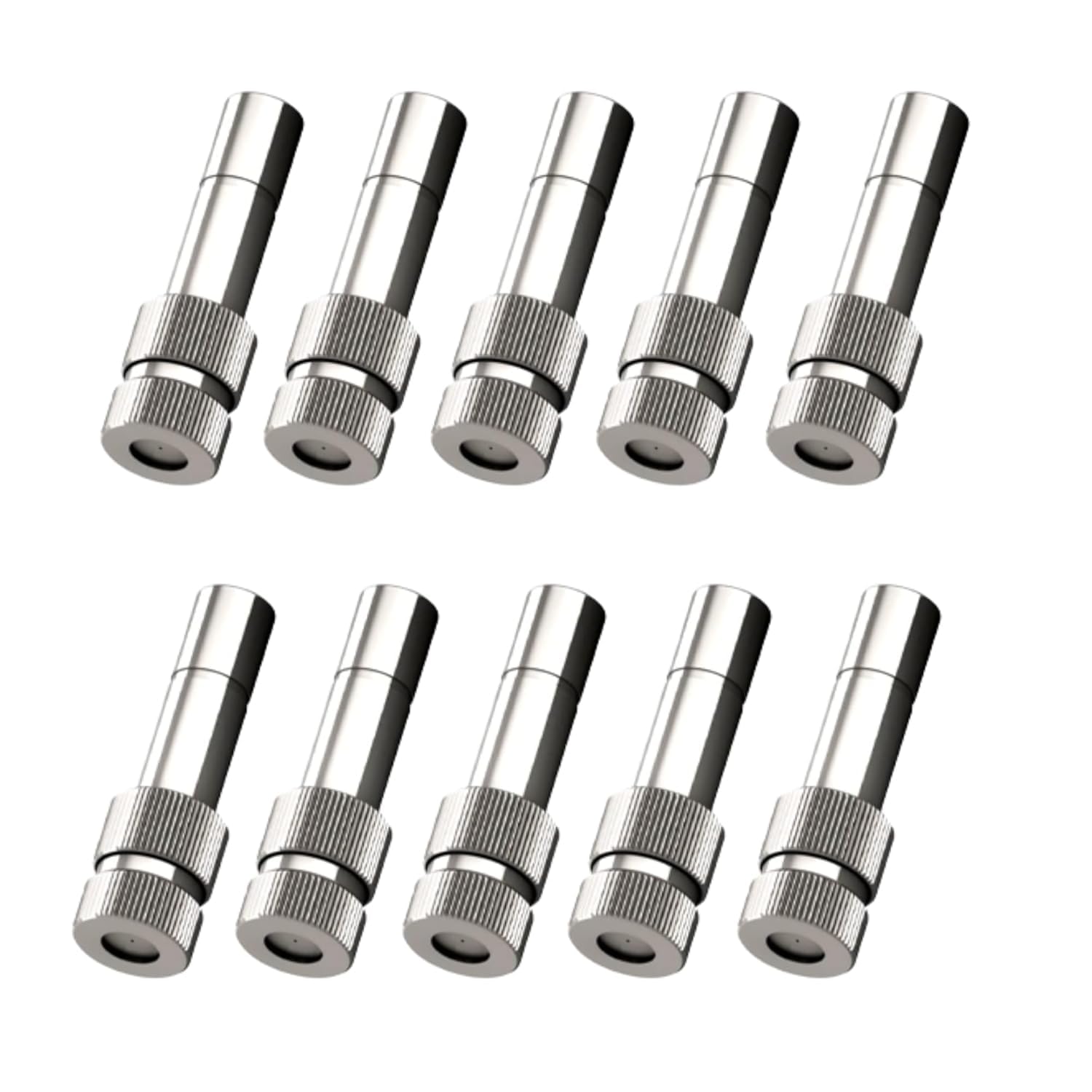 CSI INTERNATIONAL Brass Misting Nozzle Pack of 10 | 0.3mm Mist Sprinkler for Garden Water Spray | Anti-Drip Fogger, Cleanable Mist Nozzles for Outdoor Cooling, Irrigation & Greenhouse System-image-27