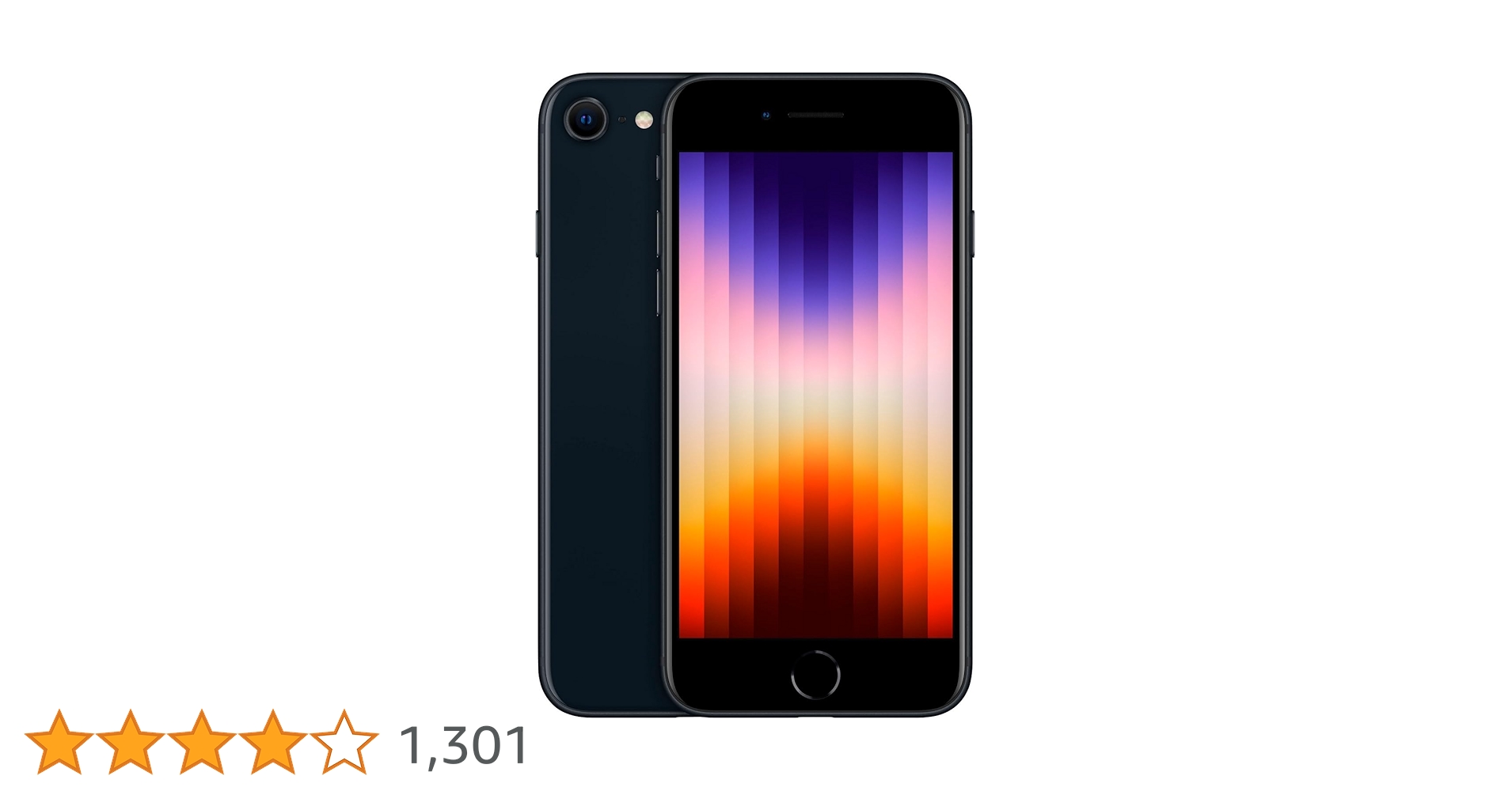 Apple iPhone SE 3rd Gen, 64GB, Midnight - Unlocked (Renewed