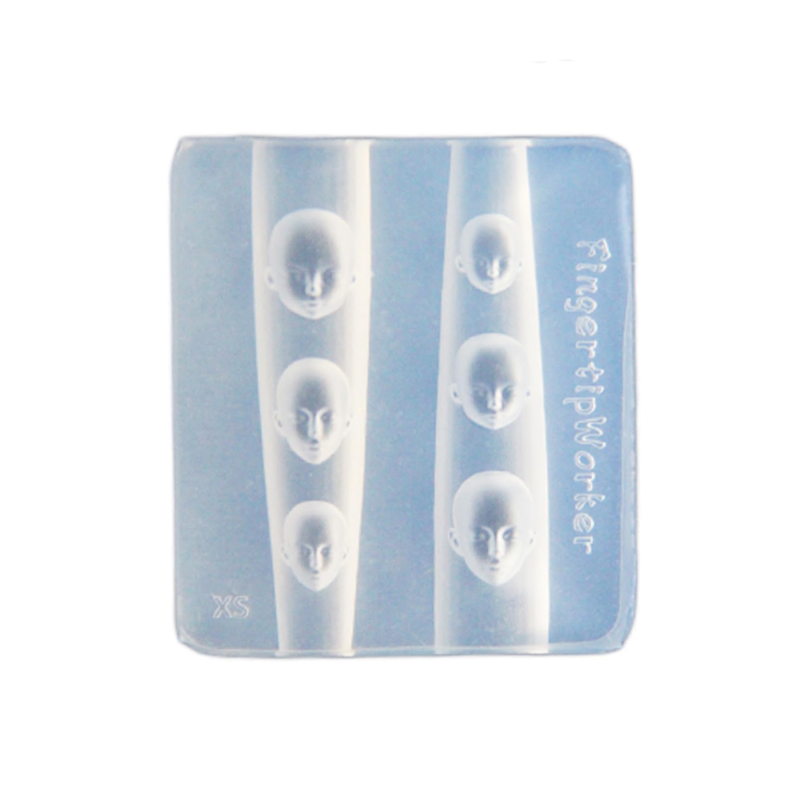 Nail Art Molds for Nails Art Silicone Stamp Mold for Party and Salon Dolls Face Shape Manicure Embossed Nails Stencils for Women-image-31