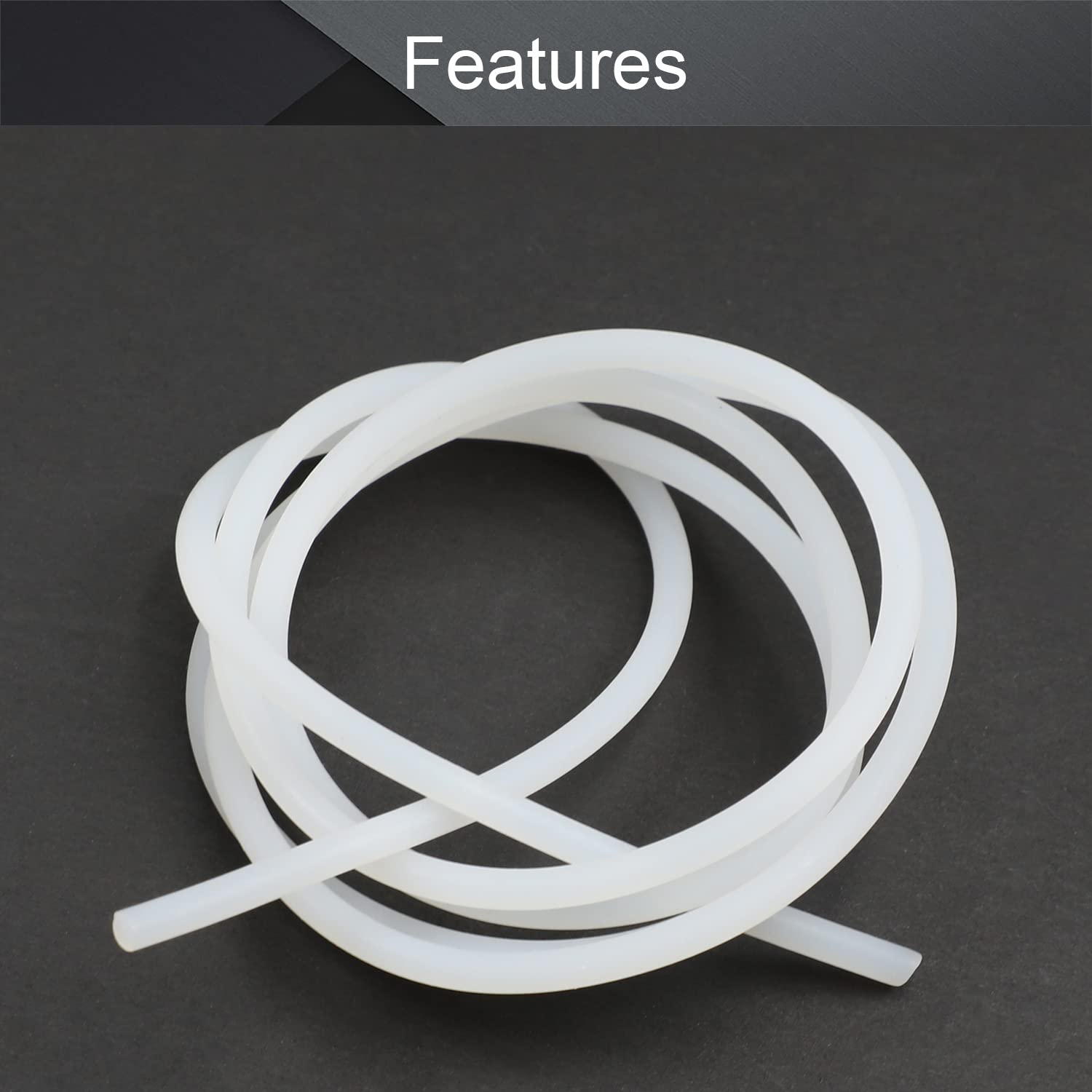 Tube Silicone Souple 8 Mm - Lot De 3, Longueur 1 M, Résistant à La Chaleur (-70°C à 250°C) - 9