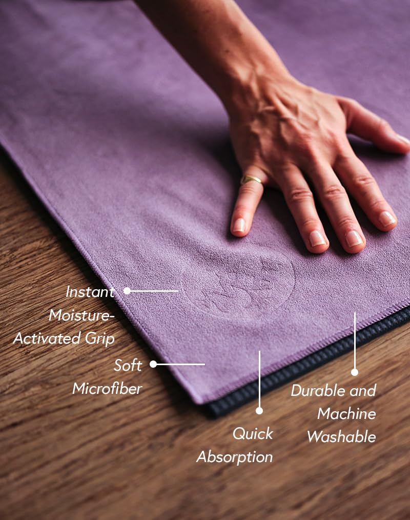 Amazon.co.jp: Manduka | eQua ホットヨガマットタオル | セージ