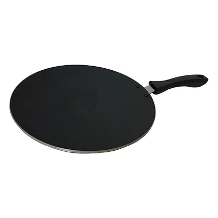 Hard Anodised Concave Tava Griddle Tawa Cooking Utensil Cookware Kitchen Tava Roti Chapati Flat Bread Cake Chapati Roti Maker Nonstick Flat Multi Tawa Ideal to Make Roti/Chapati/Paratha