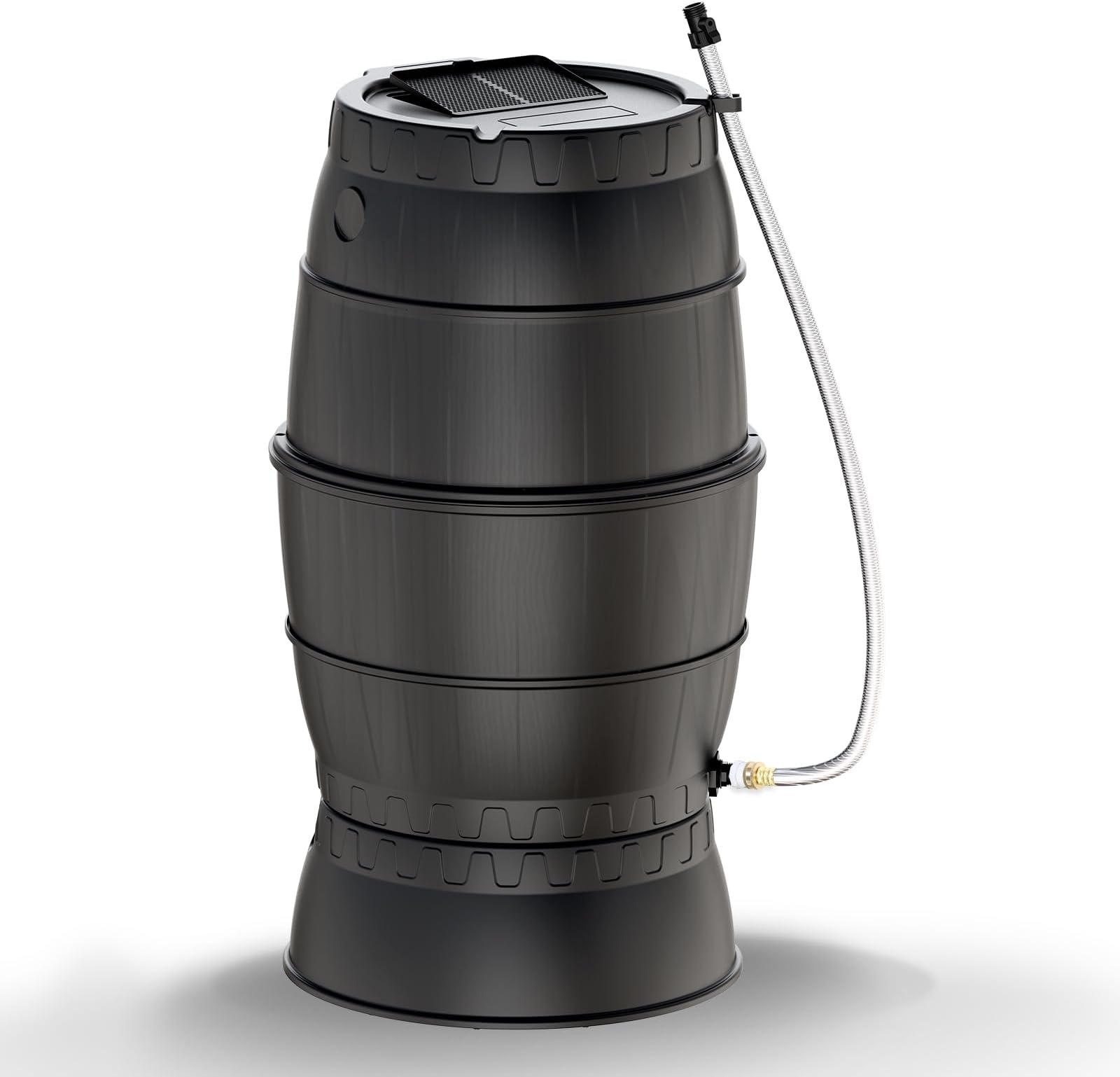 EJWOX Durable Rain Water Collection Barrel Stand - Heavy Duty Elevated Base for Water Storage Barrels