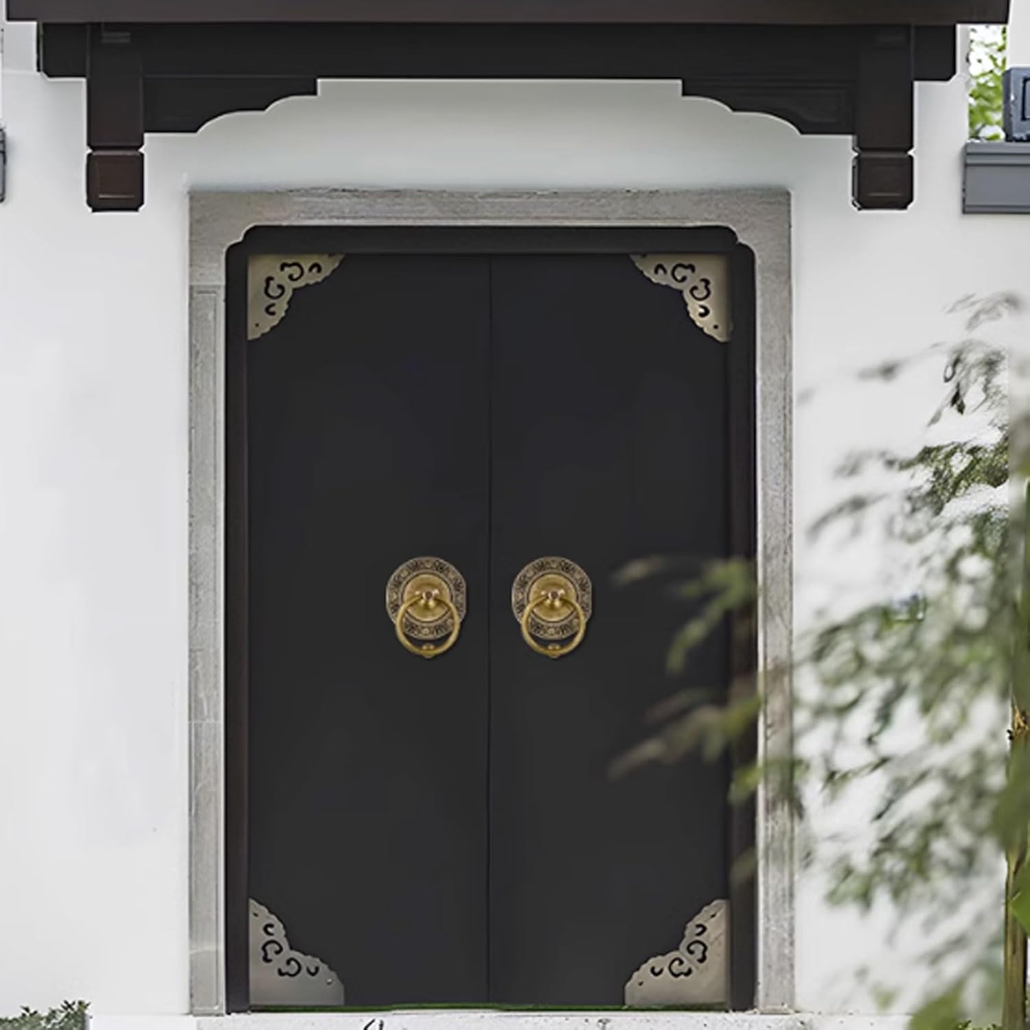 Chinese Style Pure Copper Handle Antique Door Knocker Head Brass Door Handle Round Handle Door Ring for Wooden Door,Cabinet