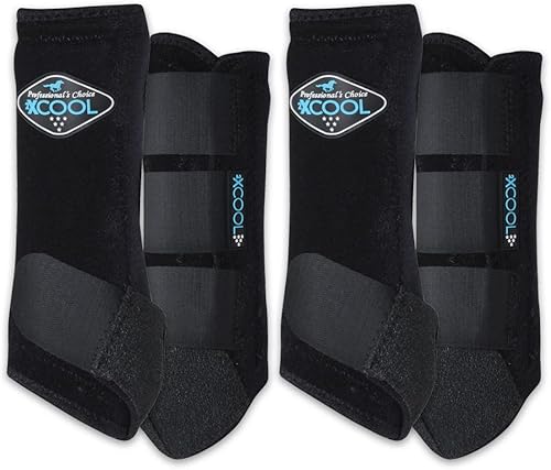 Professional's Choice 2XCOOL - Botas deportivas para caballos medicinales, diseño protector y transpirable para máxima comodidad y durabilidad en