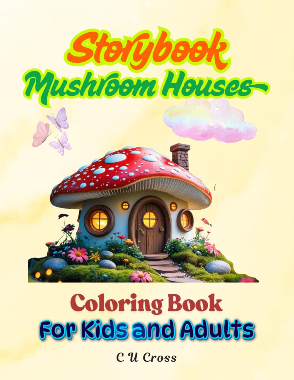 Storybook Mushroom Houses: Coloring Book