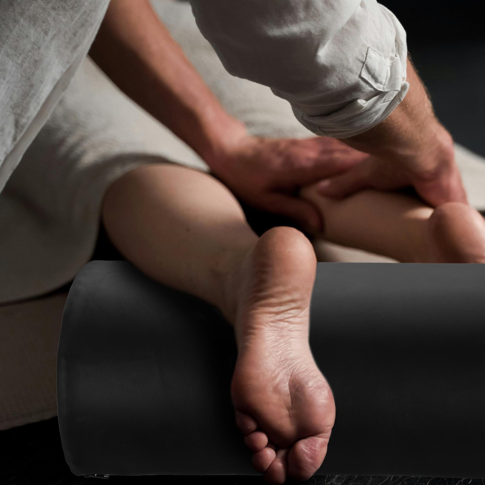 Cojín de almohada para spa y salones de belleza, soporte ergonómico para patas de mesa de masaje, elevador cómodo, cojín de pies mesa