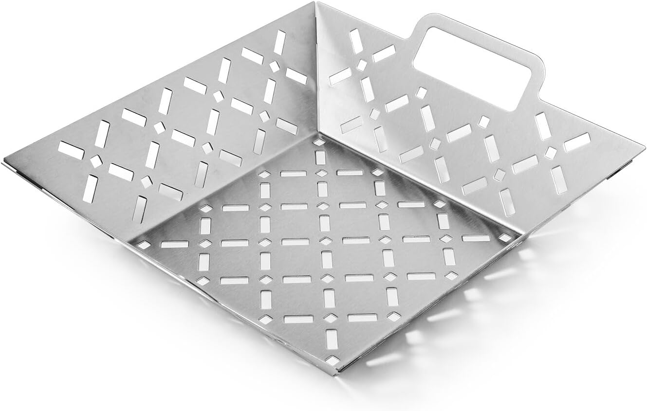 Sur La Table Stainless Steel Grill Basket, Silver