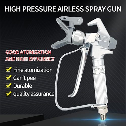 Zhuitu JW-G3 Airless Paint Spray Gun Sprayer High Pressure 3600 Psi 517 Nozzle Tip thumb #6