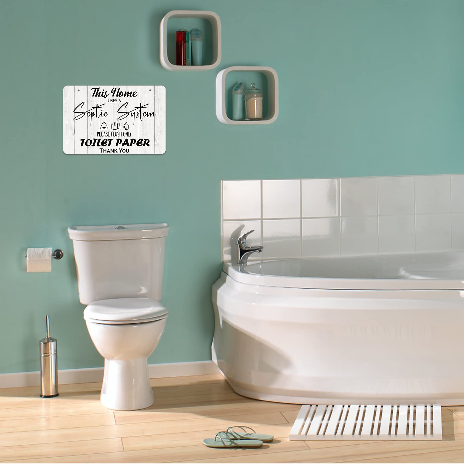 out     ❁toilet♪ドアプレート❁∗︎*゜ FLYAB Septic System Bathroom Sign 8