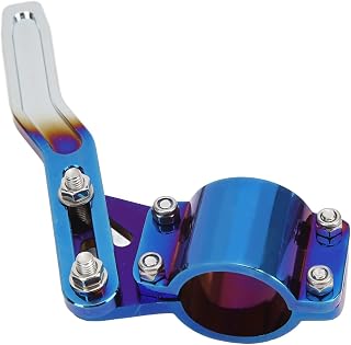 Kit De Alavanca De Sinal De Mudança De Direção BstXqty Kit Extensor De Haste De Direção Volante De Liga De Alumínio Extensor De Haste De Direção Modificação Universal Do Carro(azul)