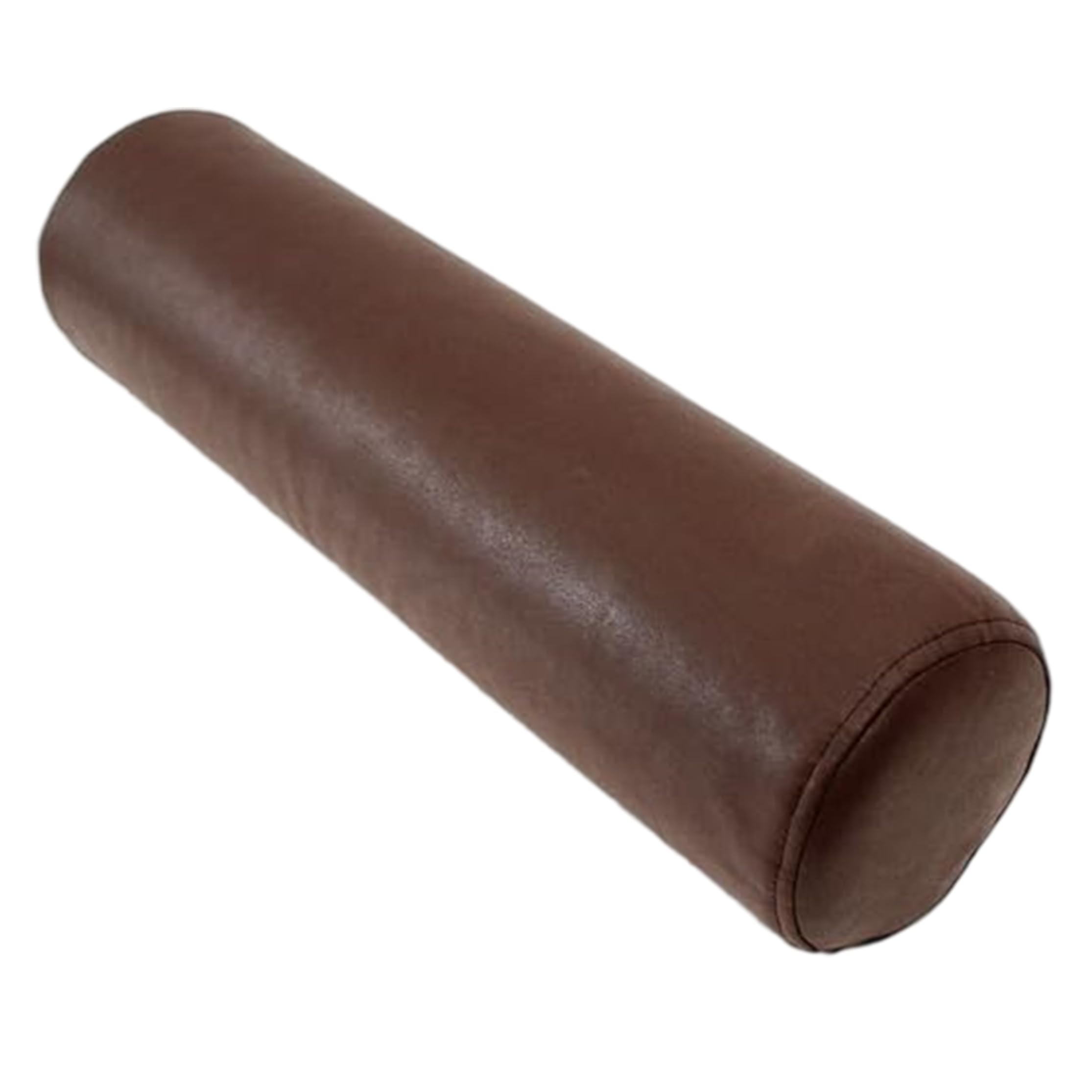 Gemuseeee Neck Roll Pillow Soft High-resilience Cylinder Pillows For Neck Bolster Pillow for Lumbar & Leg Support Brown 3.94x19.69in