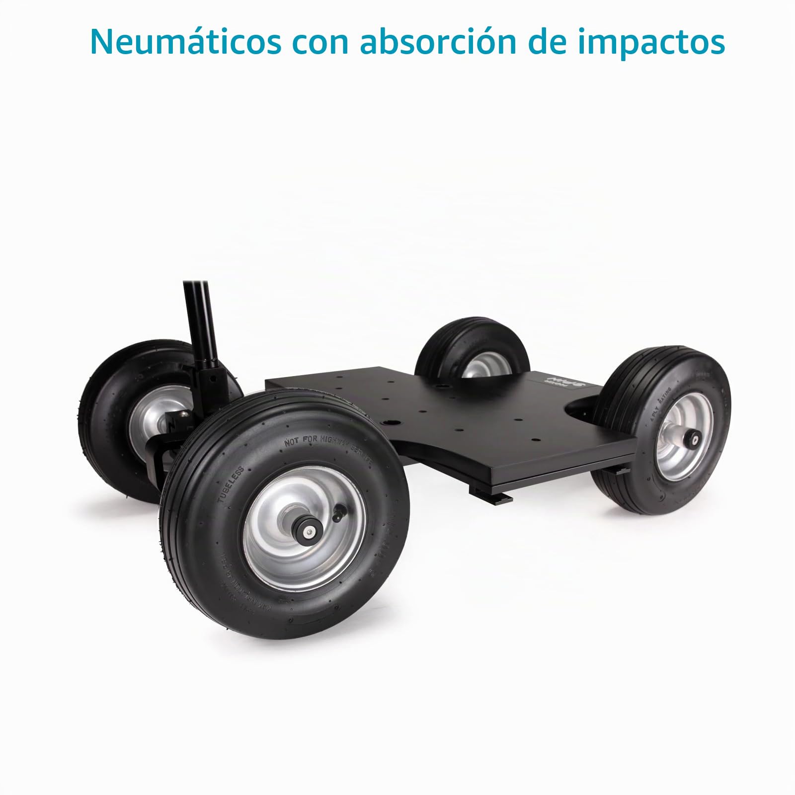 Plataforma rodante Ligera PROAIM Spin para Puertas, Ideal para configuraciones Pesadas de cámara/Pluma. Modos de dirección en 4 y 2 Ruedas. Carga útil de hasta 300 kg (DL-SPIN-01)
