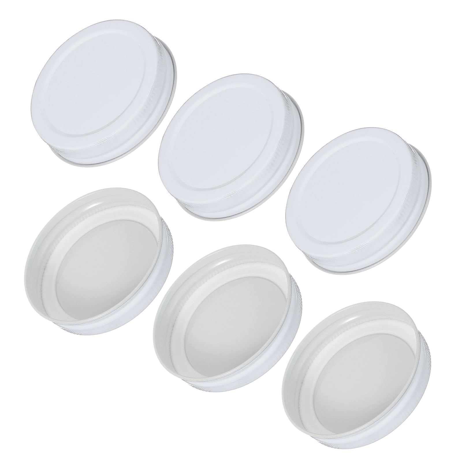 Couvercles bocaux Mason blancs pour organiser vos conserves maison