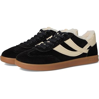 Vince Oasis Shearling Lace-up Shoes black