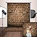 Daniu Brick Wall Vinyl Photo Background Children Photo Studio Retro Photography Backdrops Wood Floor 5x7FT BJ257