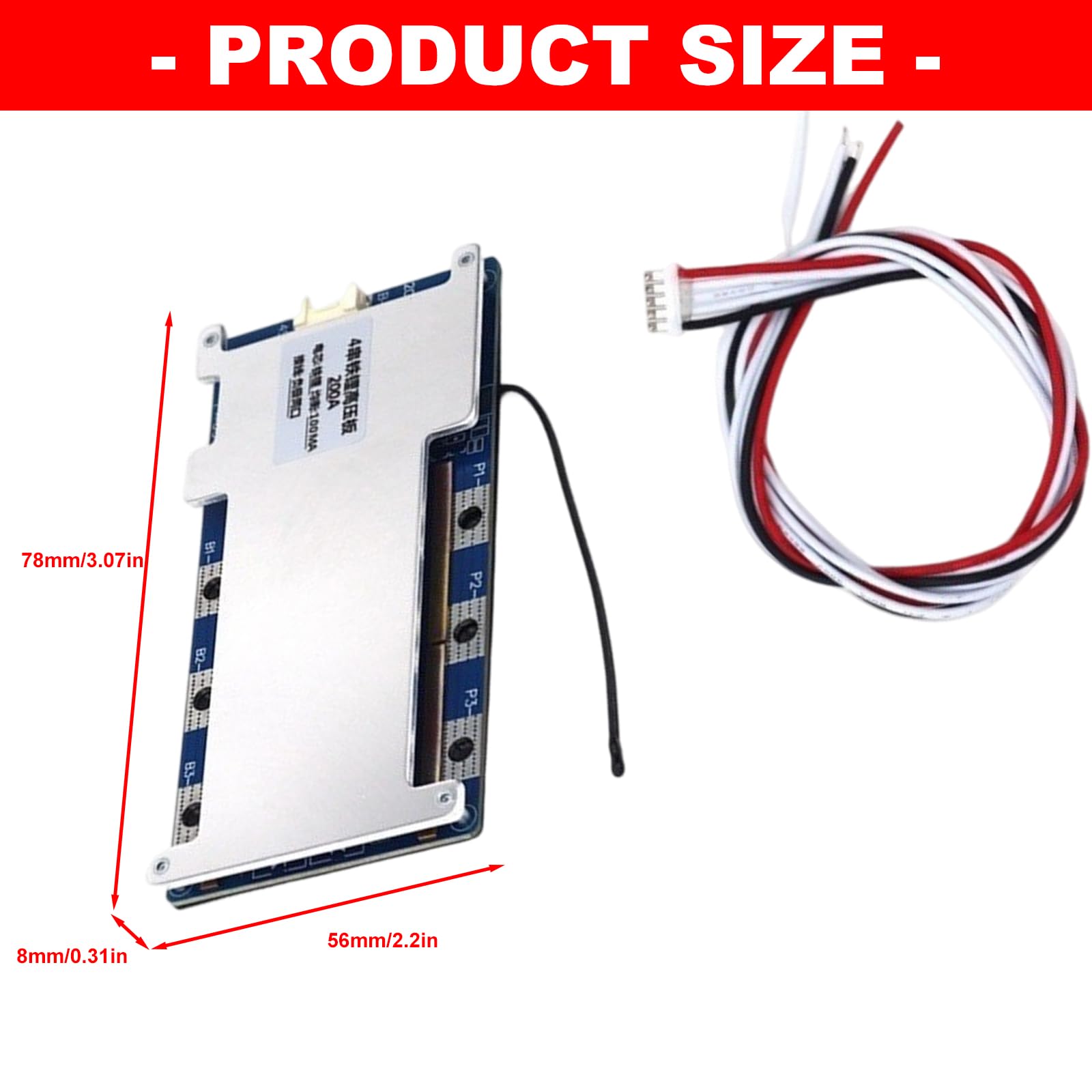 Sistemas avanzados de gestión de baterías 4S LiFePO4 con protección contra sobretensión, subtensión y cortocircuito para proyectos de energía, placa de protección de batería