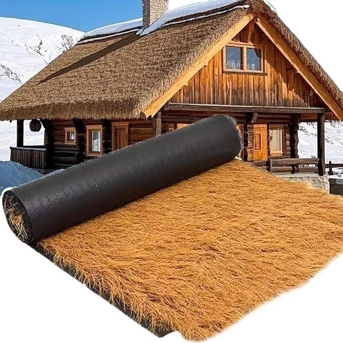 Paille artificielle pour abri et pergola de jardin exotique 1x8m