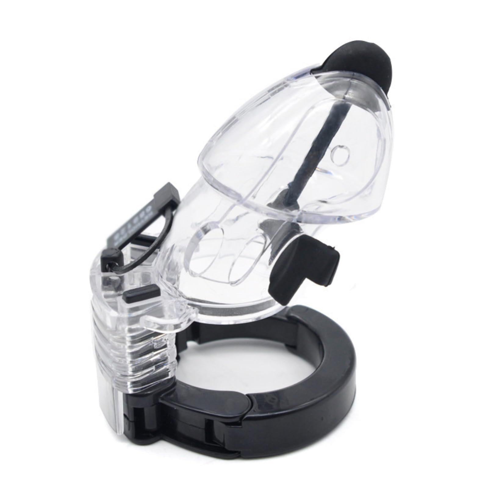 Uomo Sport Fitness Gabbia di scossa elettrica con blocco A34 (trasparente)