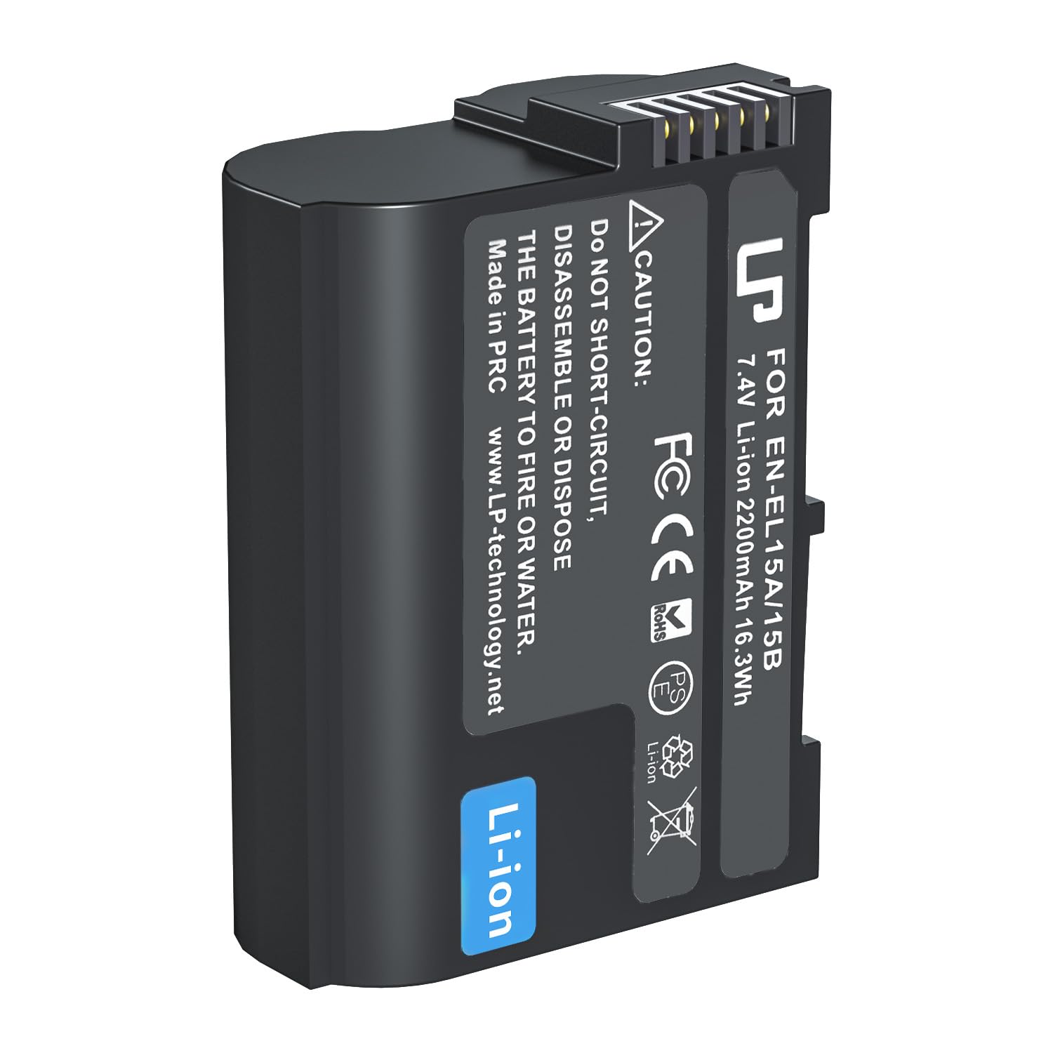 Amazon.com : LP EN-EL15C Replacement Battery, 2200 mAh EN-EL15a/EN
