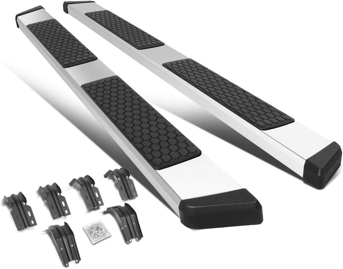 DNAMotoring STEPB-3-029-SS Stainless Steel, Side Step Nerf Bar Running Board,Chrome