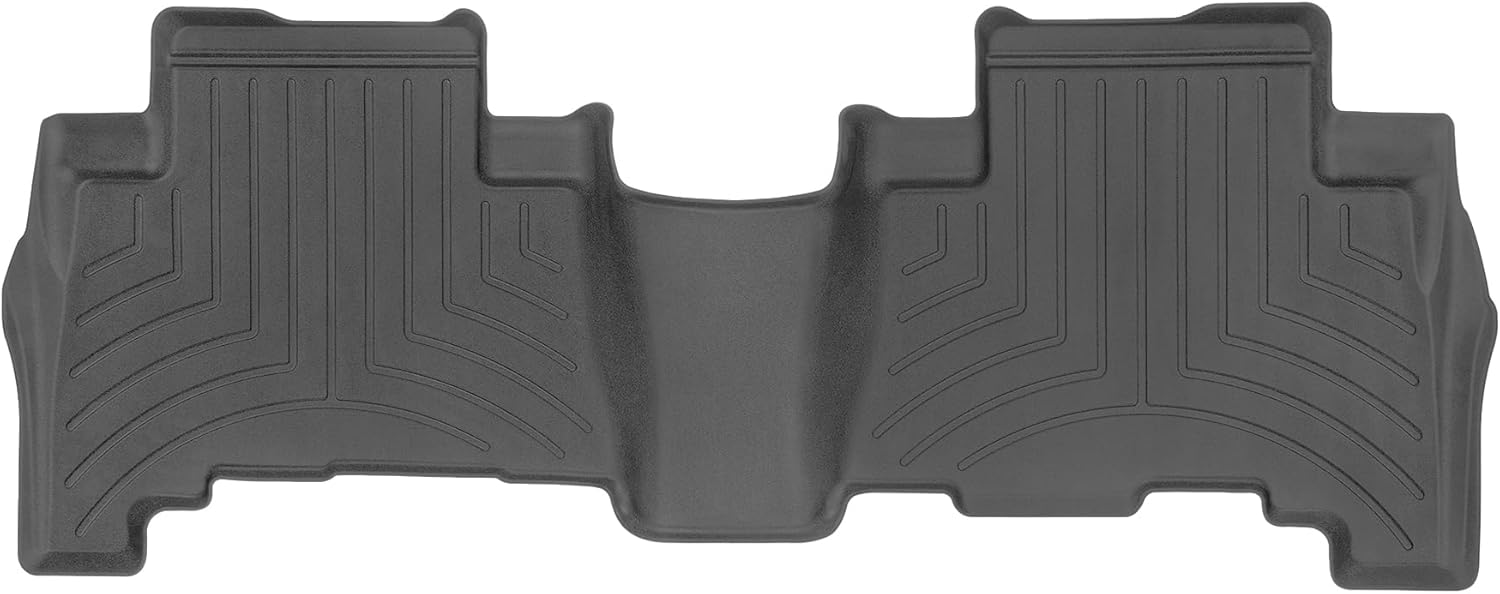 WeatherTech FloorLiner HP Custom Fit Floor Mats for Lexus GX, 4Runner 2nd Row (442862IM), Black