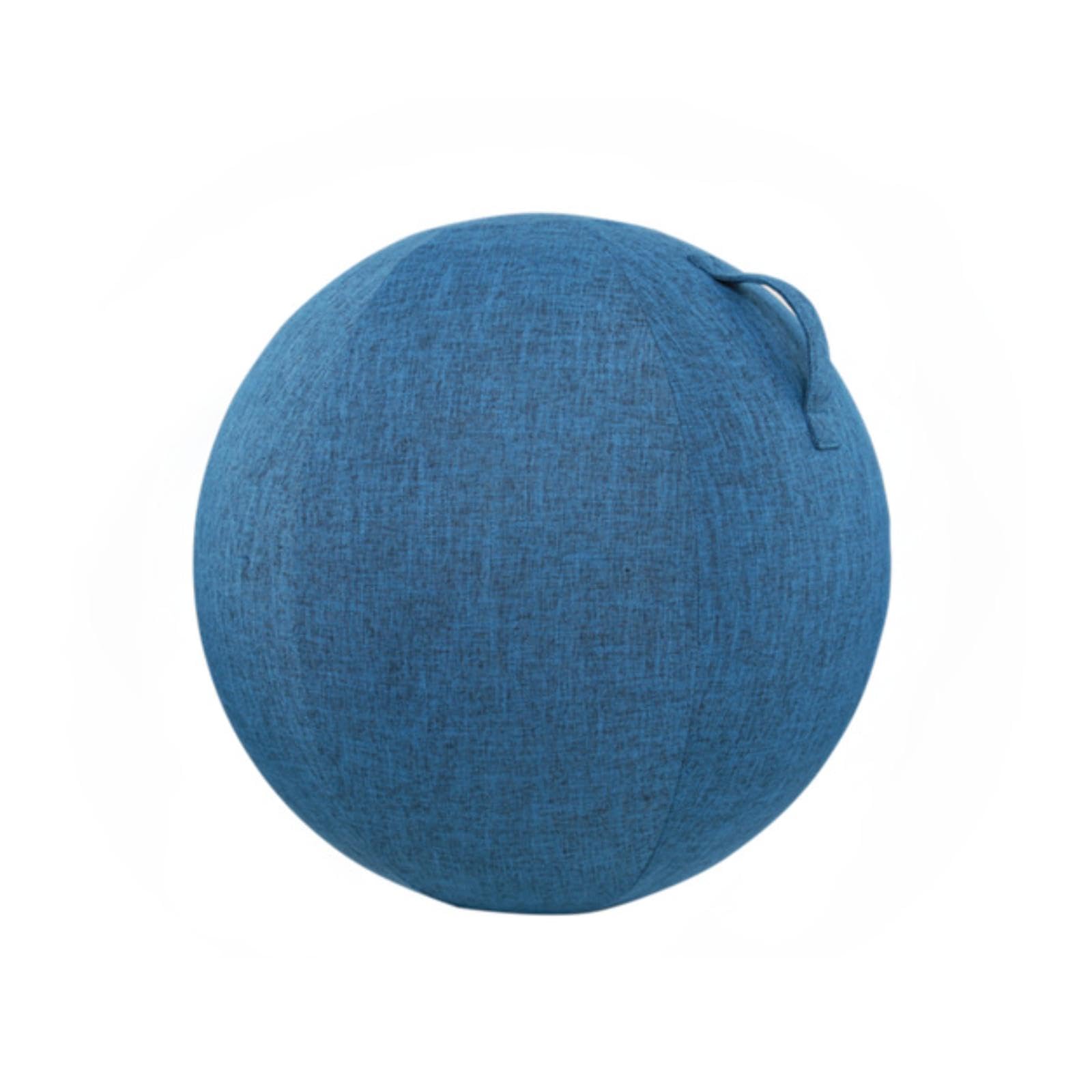 Exercise Ball Cover with Handle Woven Exercise Ball Cover Textured for Yogis, Pilates, Home Gym Dark Blue 55CM-image-48