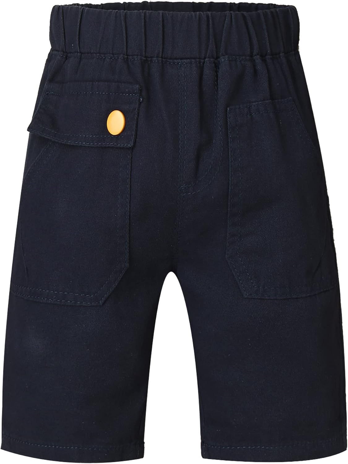 iiniim Toddler Baby Boys Pull on Cargo Shorts Uniform Chino Short Pants