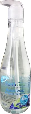 Earthview Hand/Face Cleanser, Fragrance Free Hand Soap, 8 oz- Designed for Environmental Sensitivities (MCS, EI, MI)