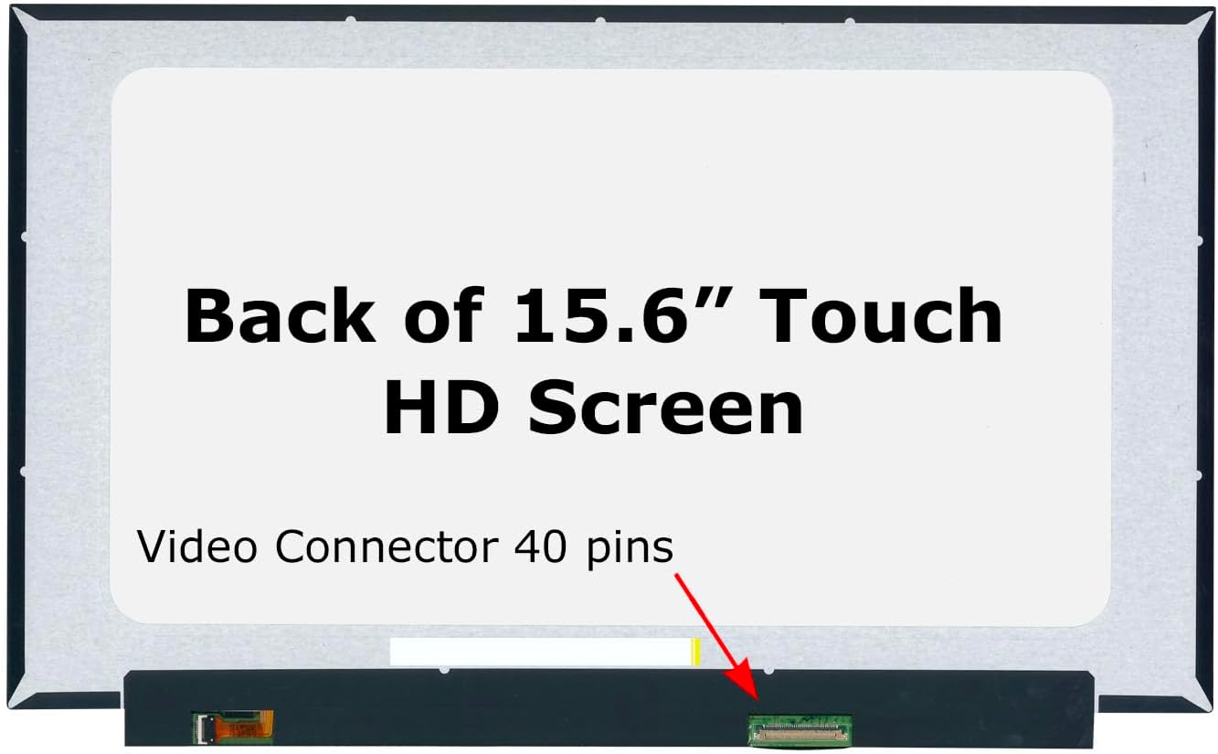 SCREENARAMA New Screen Replacement for HP 15-FD0023DX 15-FD0123DX (HD 40pin Touch) LCD LED Display with Tools and Tape