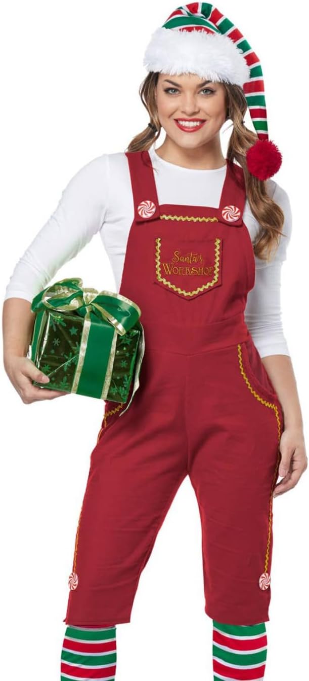 California Costumes womens Santa's Workshop Elf - Adult Costume