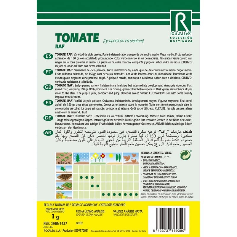 SEMILLA TOMATE RAF