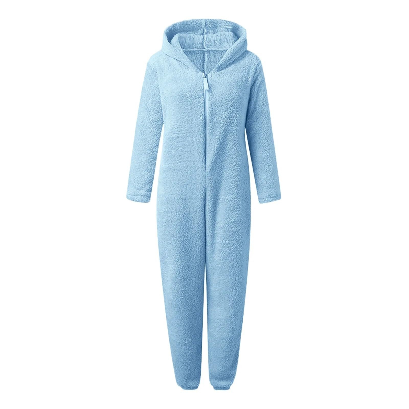Combinaison Pyjama Enfant,Combinaison Polaire à Capuche Et Oreilles Pour Fille Surpyjama Garcon GrenouillèRe Hiver Chaude DoubléE Pyjama D'Hiver Doux Et Chaud Costume De Jeu Pour Tout-Petits