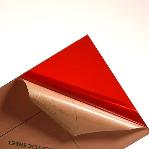 Miniatura 3 de Paquete de 6 hojas acrílicas fundidas de 8 x 12 colores hojas de plexiglás translúcidas de 18 pulgadas hojas de plástico de colores