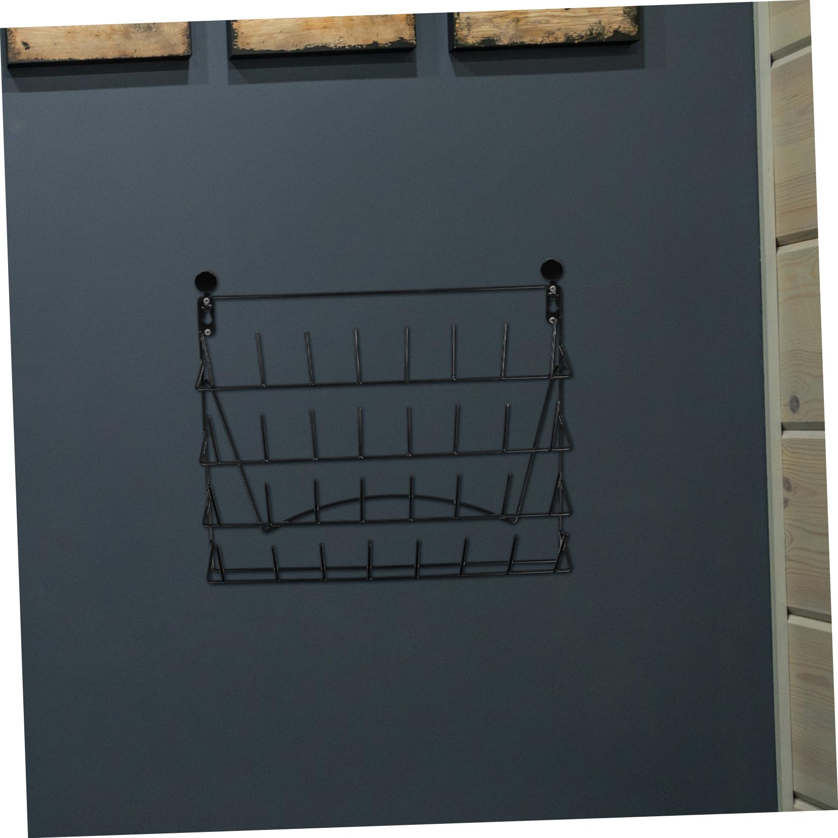 Mobestech Étagère Murale de Laboratoire en Fer, Séchoir pour Verrerie Grosse Capacité, Usage Multifonctionnel, pour Murs et Marchés